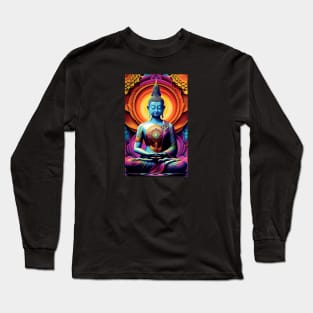 Buddha Mandala flower Long Sleeve T-Shirt